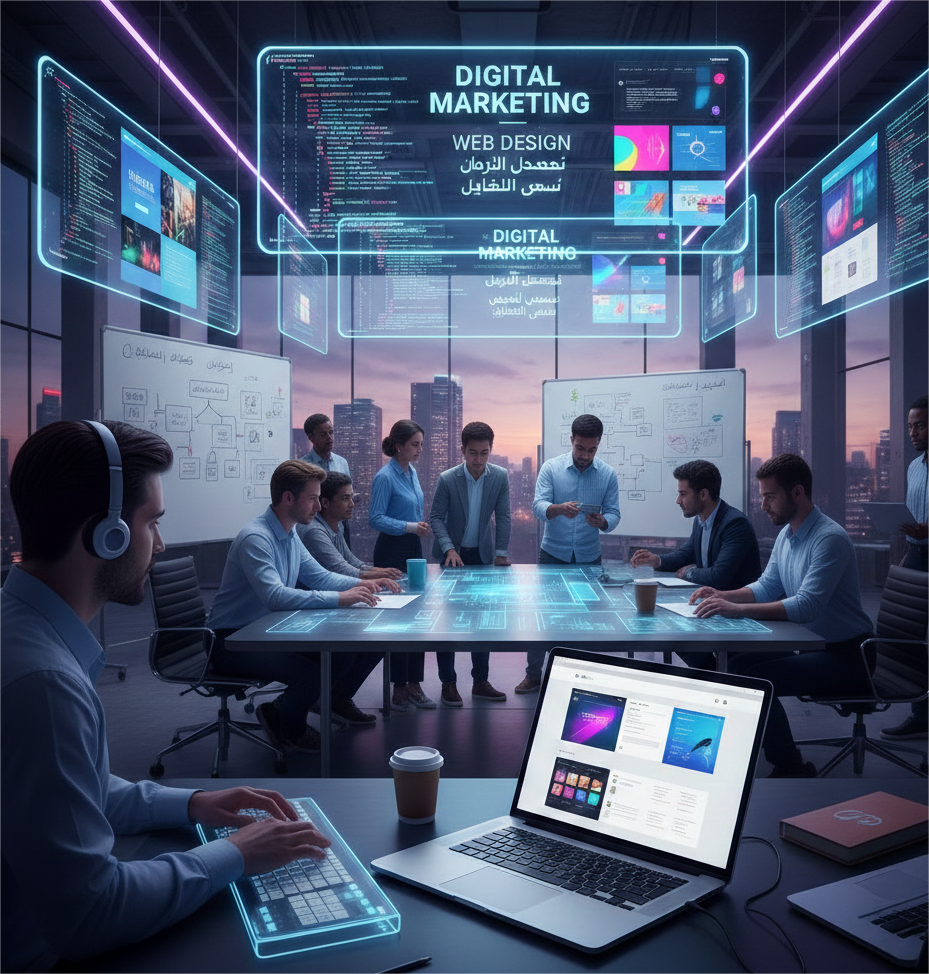 تصميم موقع الكتروني